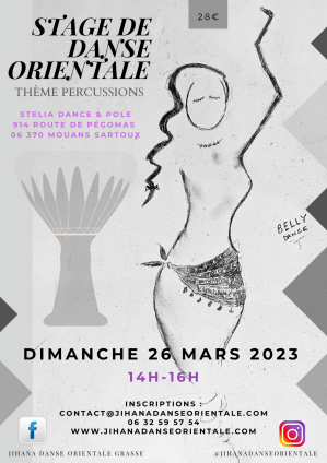 Stage Danse Orientale - Percussions